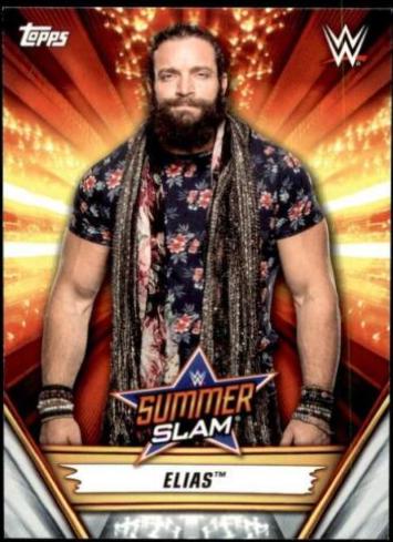 Elias #9 Wrestling Cards 2019 Topps WWE SummerSlam