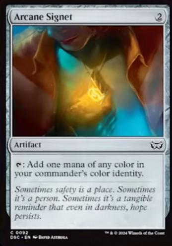 Arcane Signet #92 Magic Duskmourn: House of Horror Commander