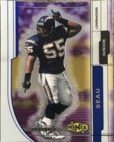 Junior Seau #49 Football Cards 2000 Upper Deck Ionix