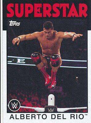 Alberto Del Rio #2 Wrestling Cards 2016 Topps WWE Heritage