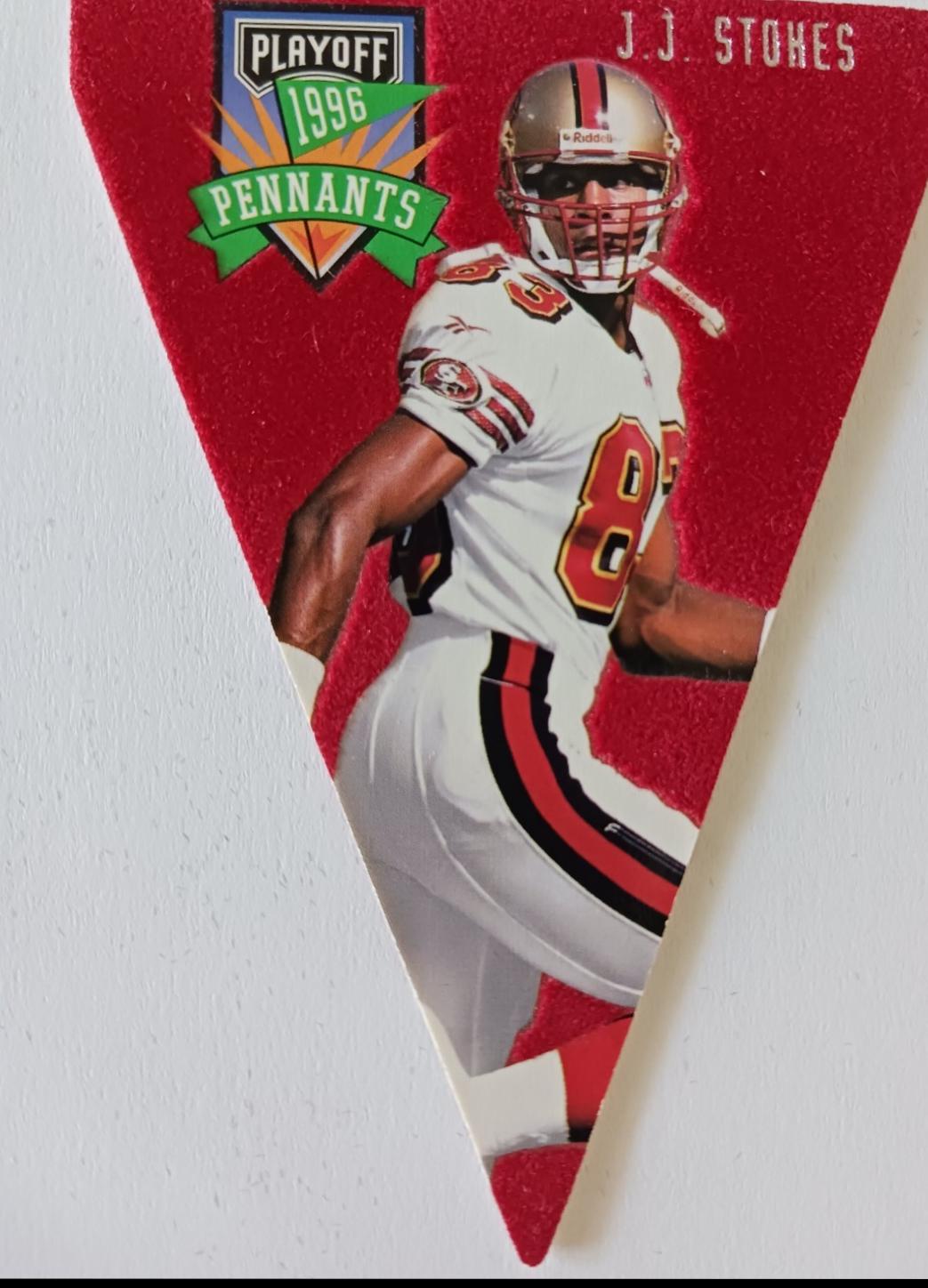 J.J. Stokes #73 1996 Playoff Contenders Football