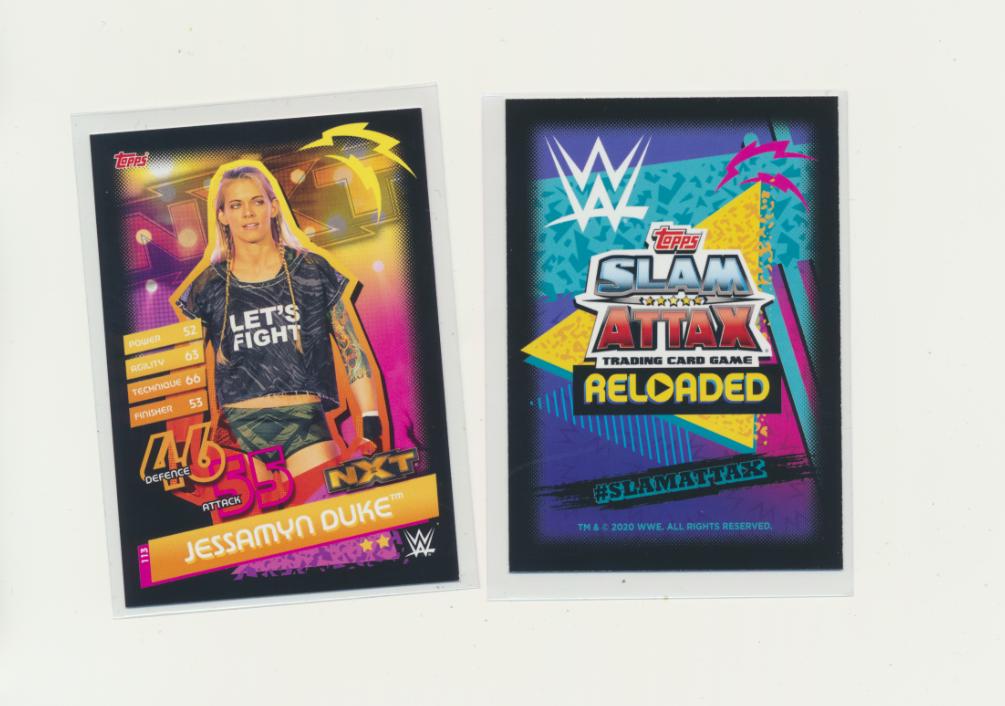Jessamyn Duke #113 Wrestling Cards 2020 Topps Slam Attax Reloaded WWE