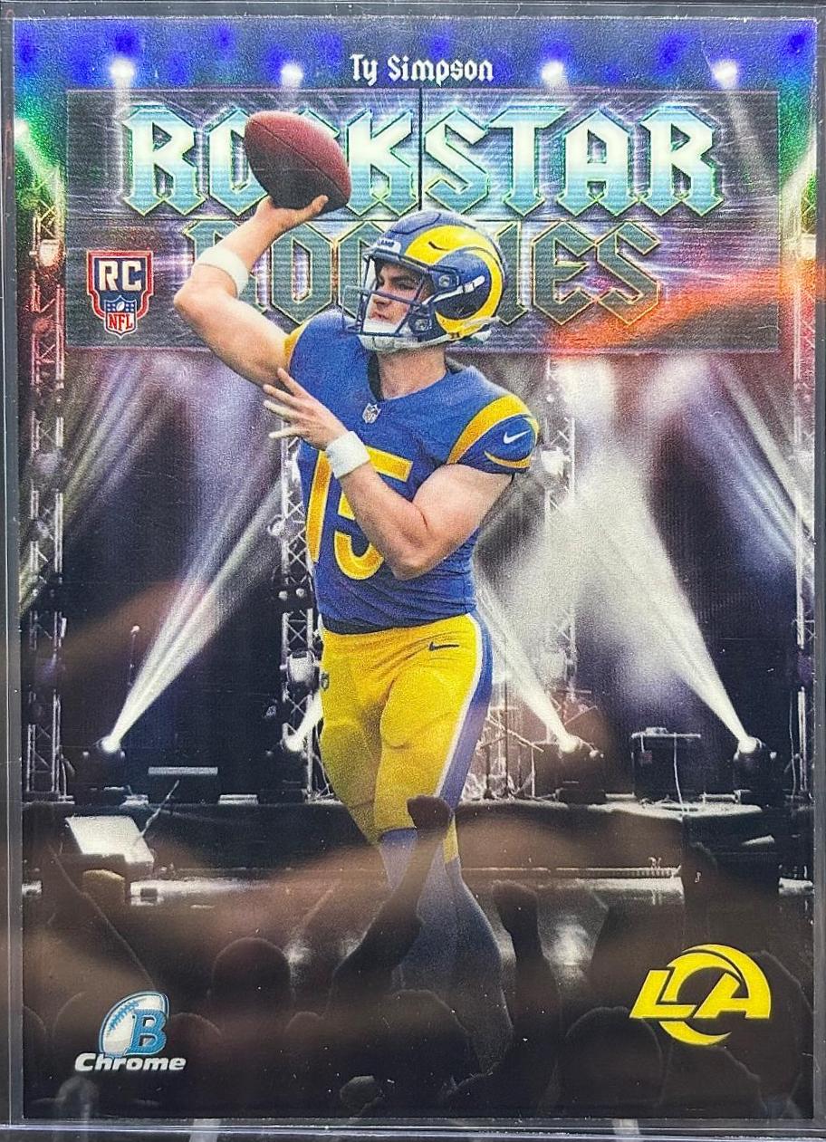 Ty Simpson #RR-2 2026 Bowman Rockstar Rookie Football