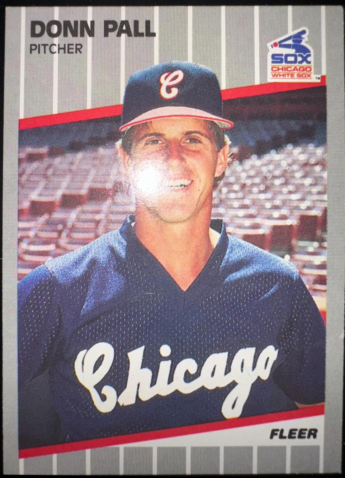 Donn Pall #505 Baseball Cards 1989 Fleer