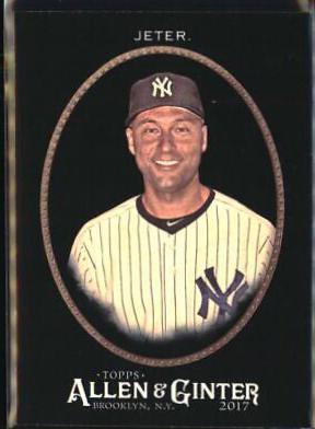 Derek Jeter #7 Baseball Cards 2017 Topps Allen & Ginter X
