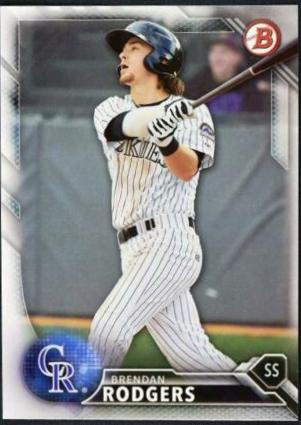 Brendan Rodgers #BP100 Baseball Cards 2016 Bowman Prospects