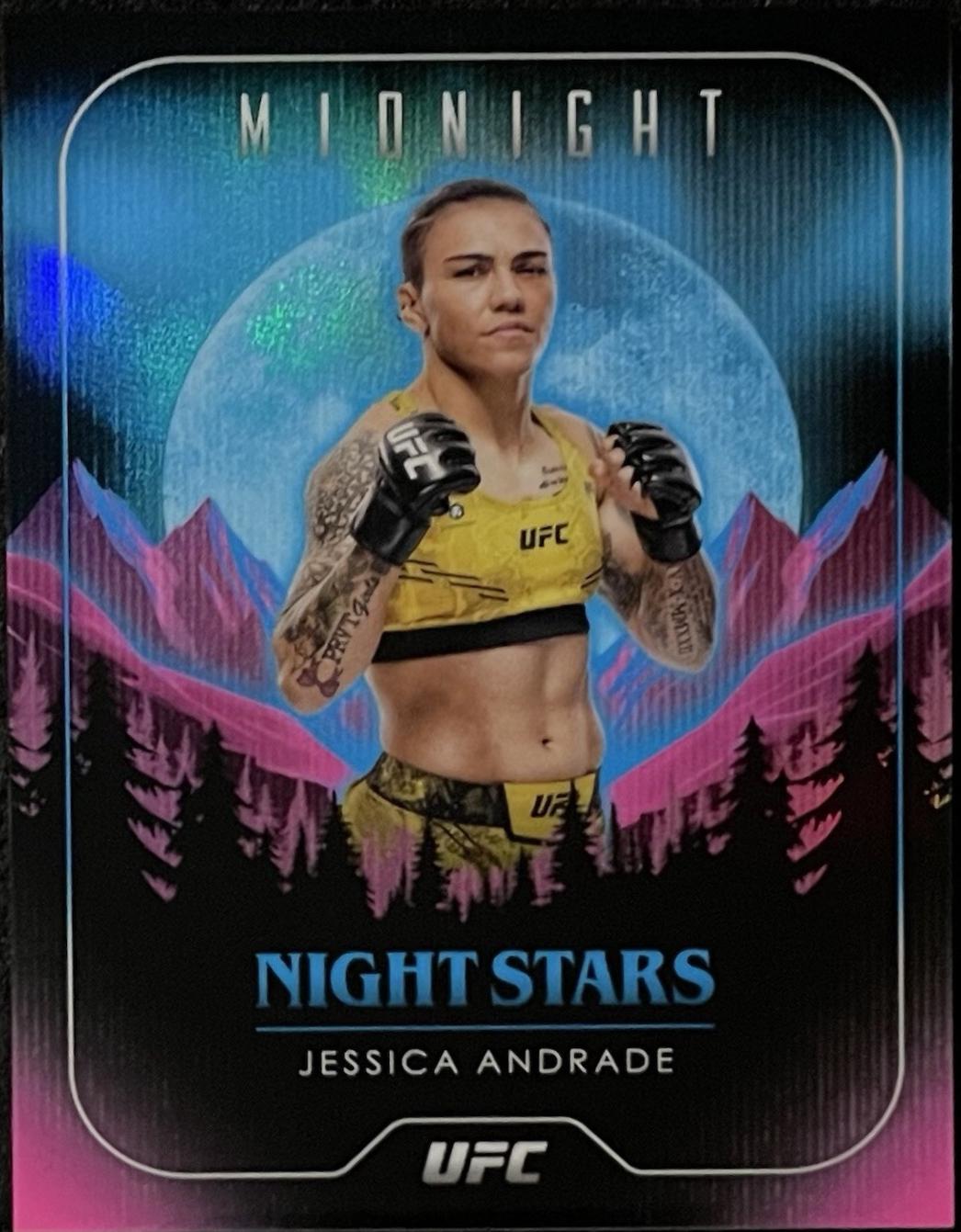 Jessica Andrade #NS-10 Ufc Cards 2024 Topps Midnight UFC Night Stars