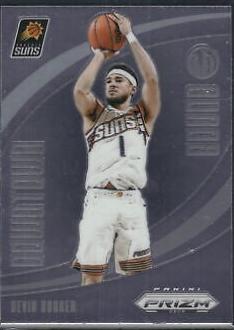 Devin Booker #9 Basketball Cards 2023 Panini Prizm Deca Downtown Bound