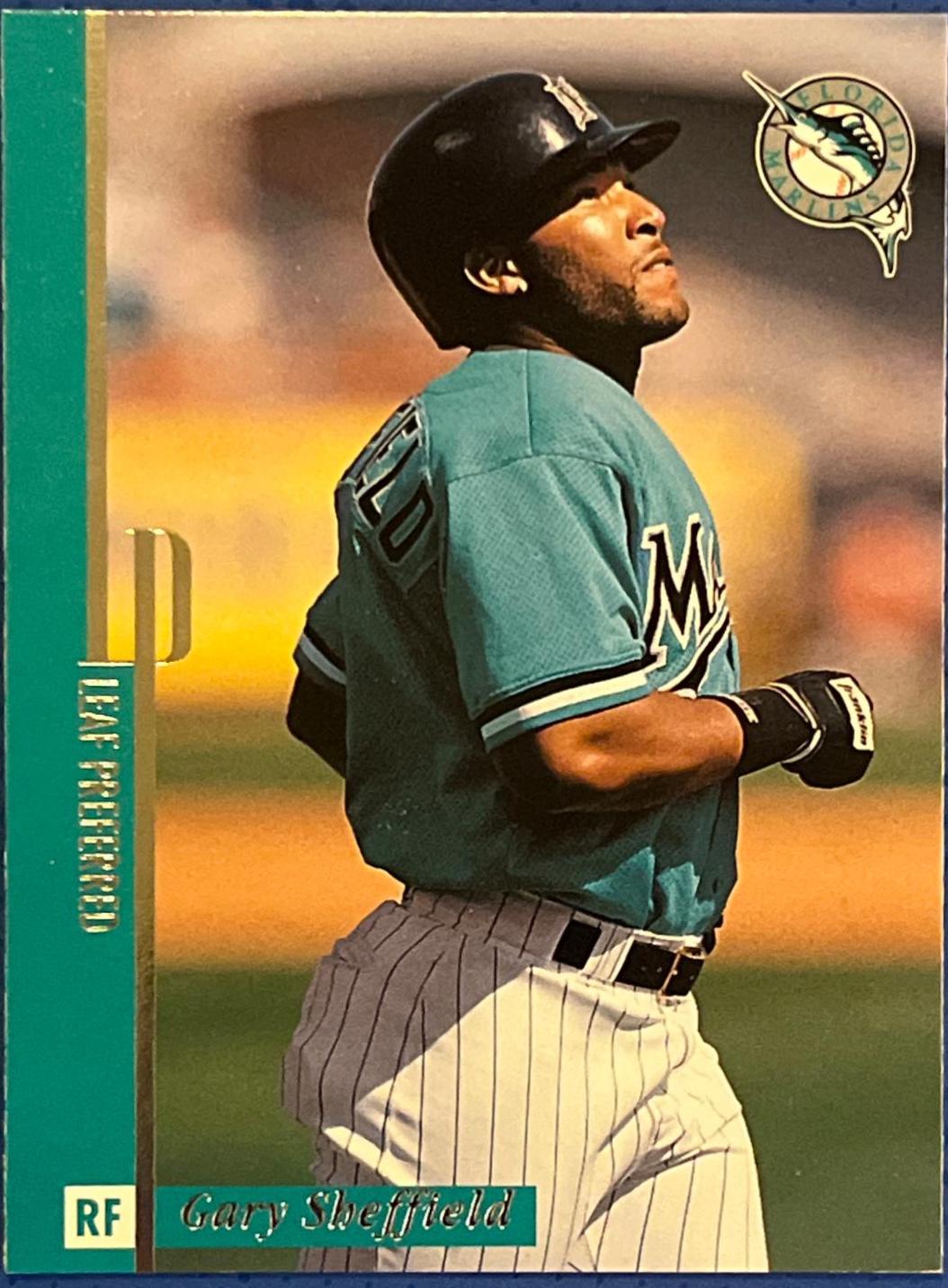 Gary Sheffield #27 Baseball Cards 1996 Leaf Preferred