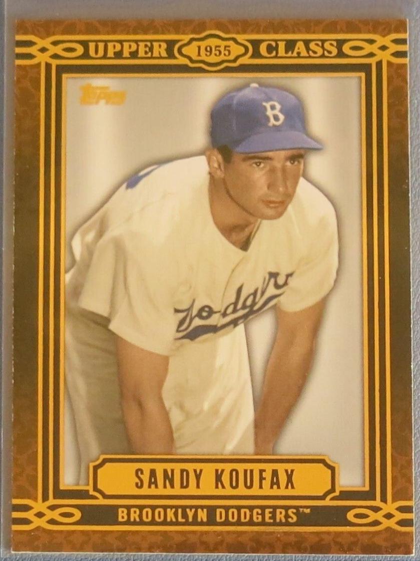 Sandy Koufax #UC-8 Baseball Cards 2013 Topps Upper Class