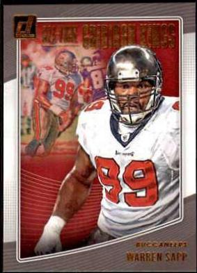 Warren Sapp Football Cards 2018 Donruss All-Time Gridiron Kings