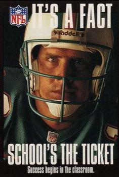 Dan Marino: School's The Ticket #2 Football Cards 1994 NFL Properties FACT