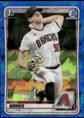 Liam Norris #BD-147 2020 Bowman Draft Sapphire Baseball