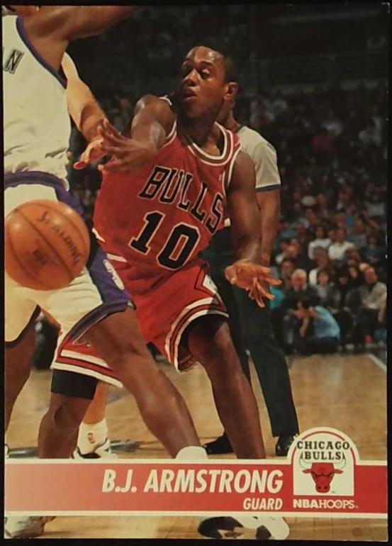 B.J. Armstrong #23 Basketball Cards 1994 Hoops