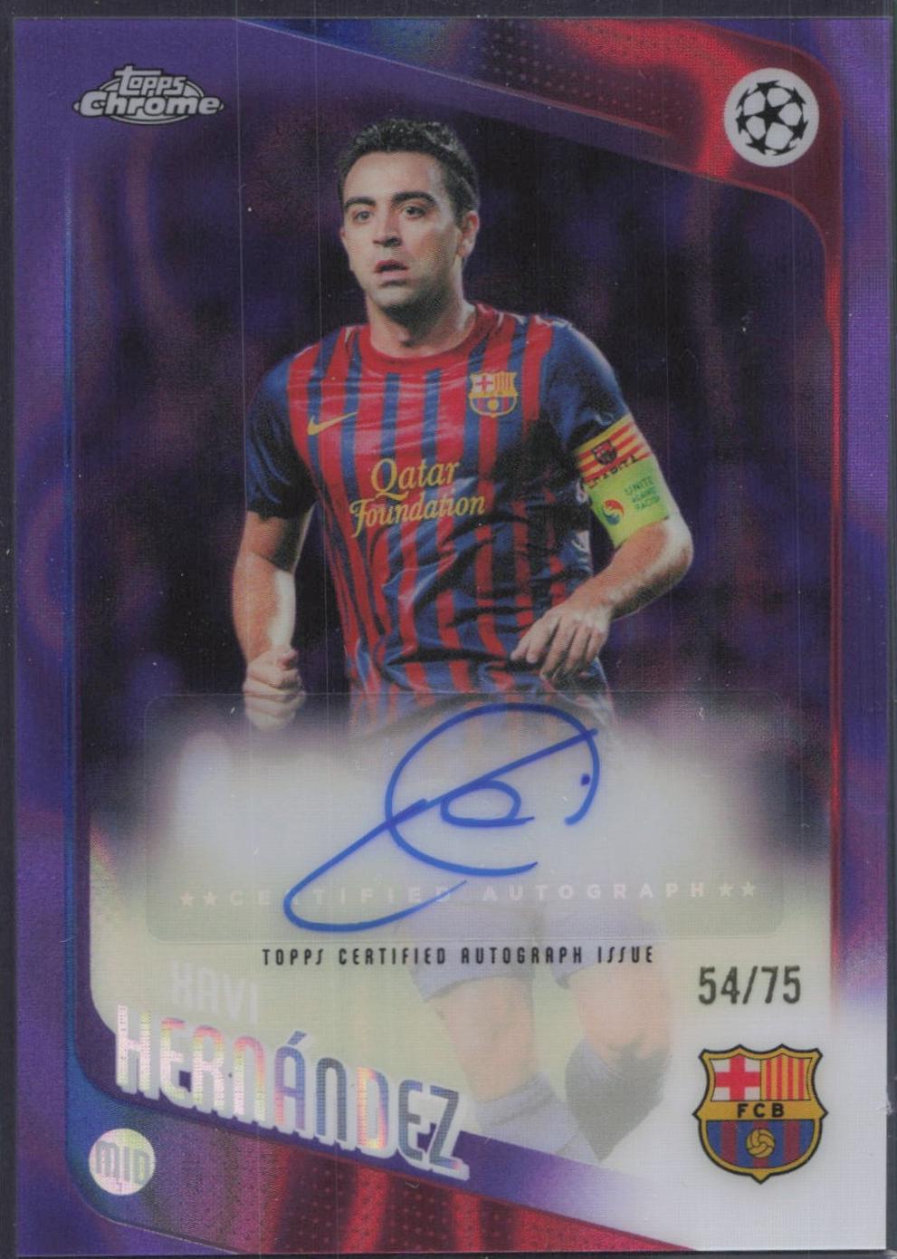 Xavi Hernandez [Purple Lava] #CLA-XH Prices | 2025 Topps Chrome UEFA ...