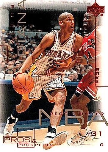 Reggie Miller #31 2000-01 Upper Deck Pros & Prospects Basketball