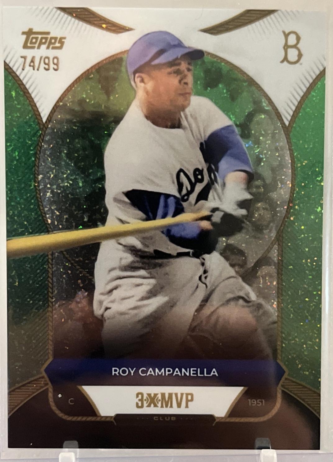 Roy Campanella [Green Stardust Foil] #25
