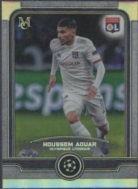 Houssem Aouar #24 Soccer Cards 2019 Topps Museum Collection UEFA Champions League