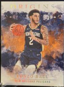 Lonzo Ball #2 Basketball Cards 2020 Panini Origins