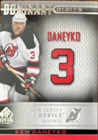 Ken Daneyko #DD-1 Hockey Cards 2020 SP Signature Edition Legends Dominant Digits