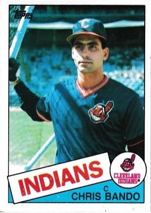 Chris Bando #14 Baseball Cards 1985 Topps