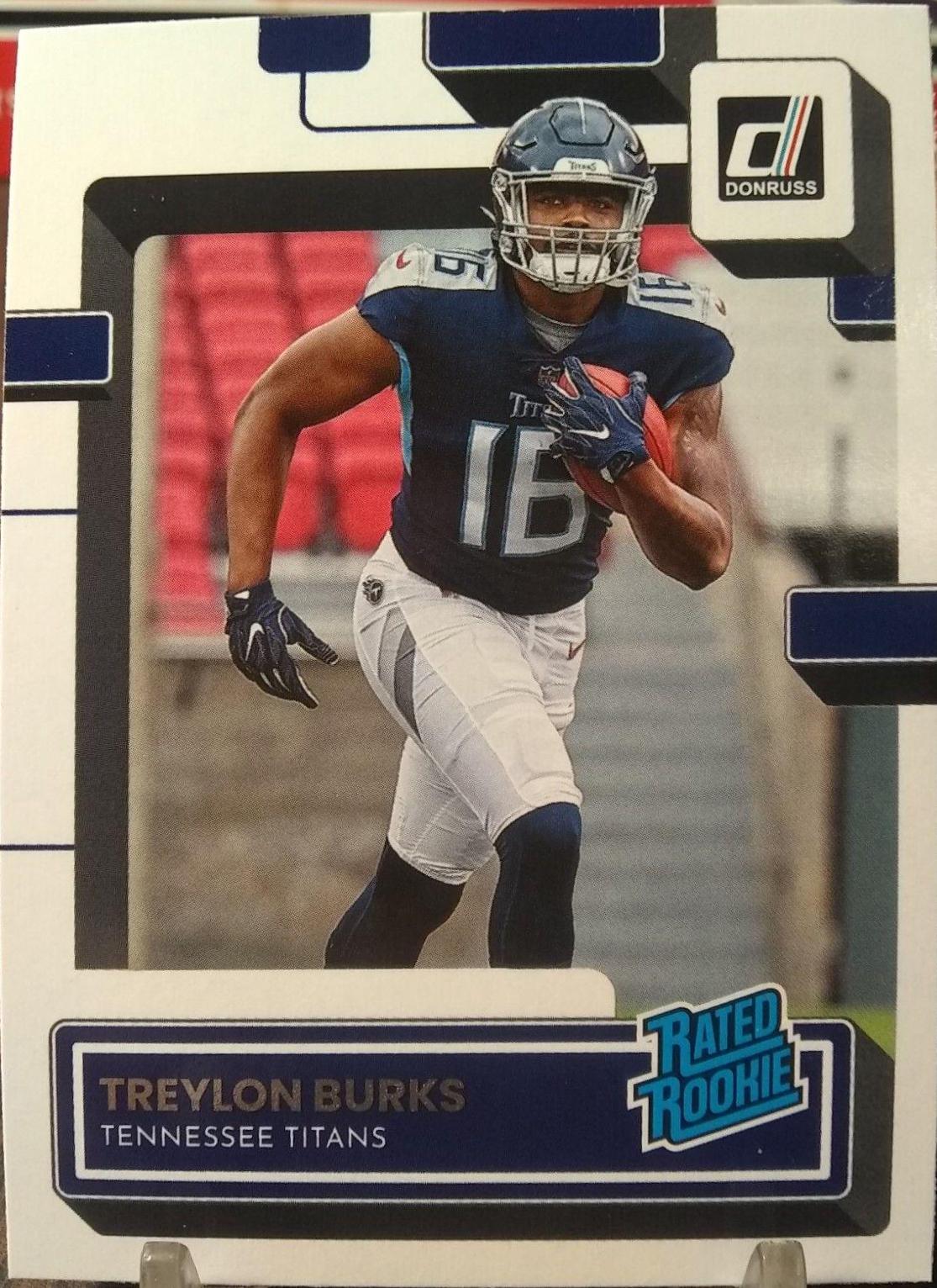 Treylon Burks #312 Football Cards 2022 Panini Donruss