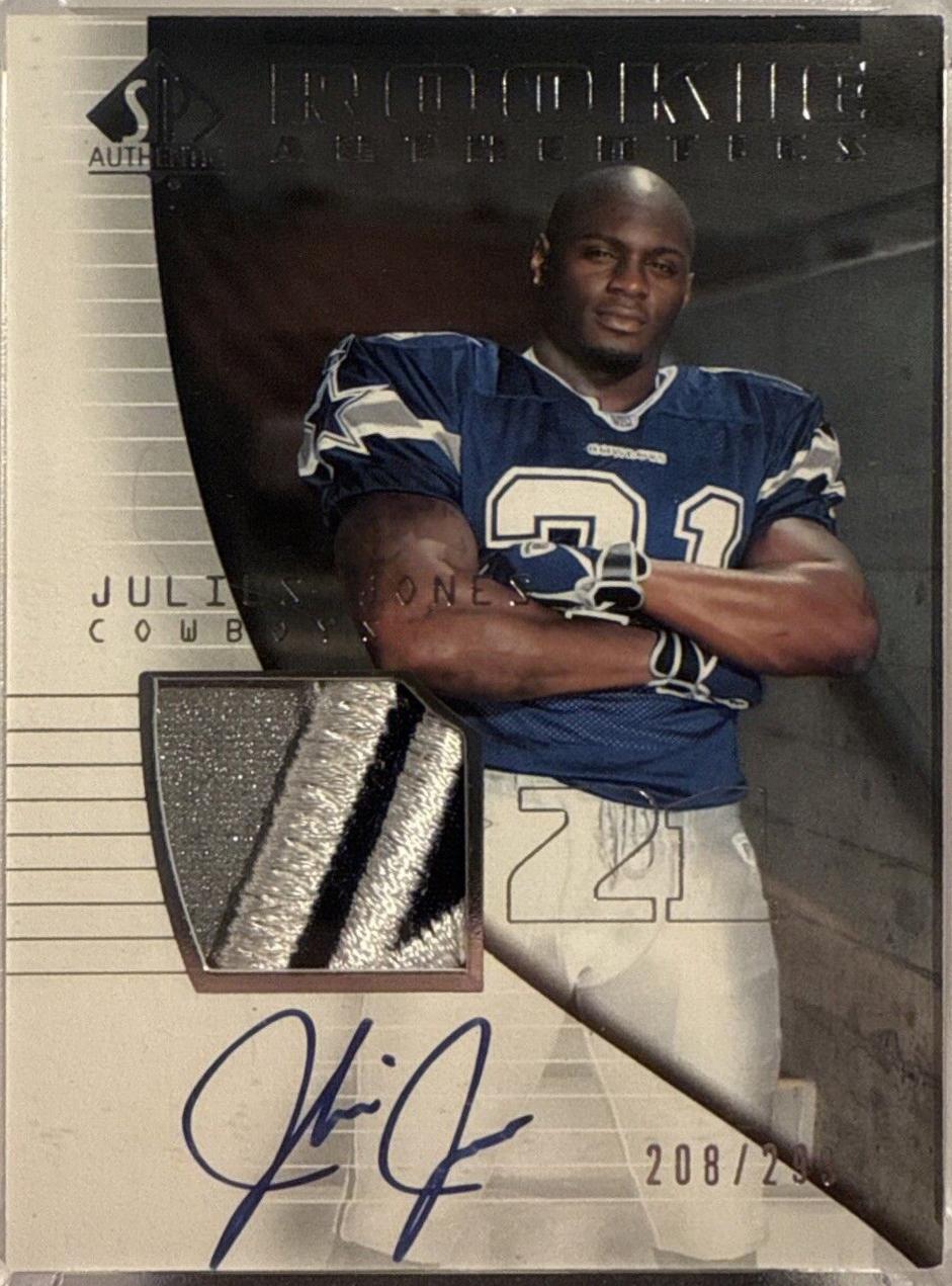 Julius Jones #209 2004 Sp Authentic Football