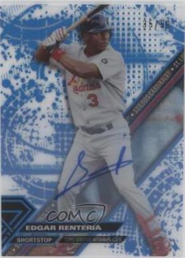 Edgar Renteria [Autograph Blue Rainbow] #ER