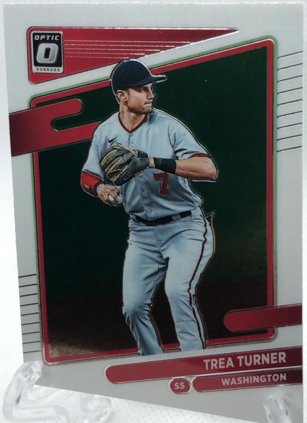 Trea Turner #121 2021 Panini Donruss Optic Baseball