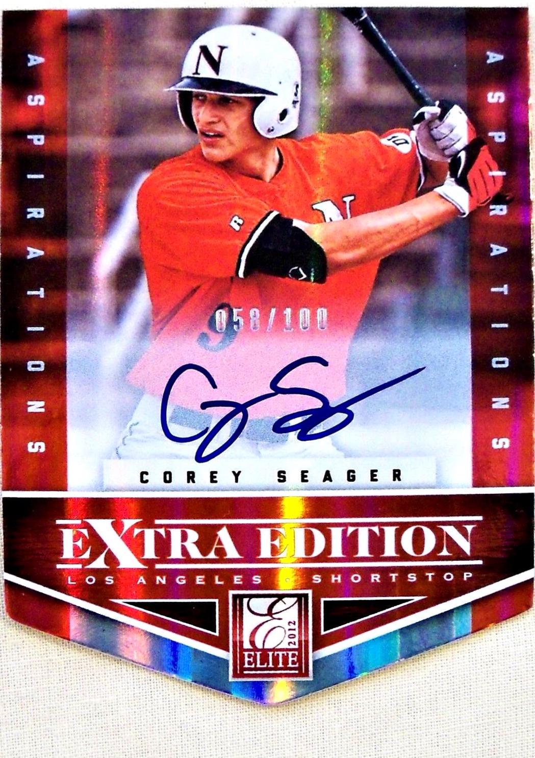 Corey Seager #113 2012 Panini Elite Extra Edition Baseball