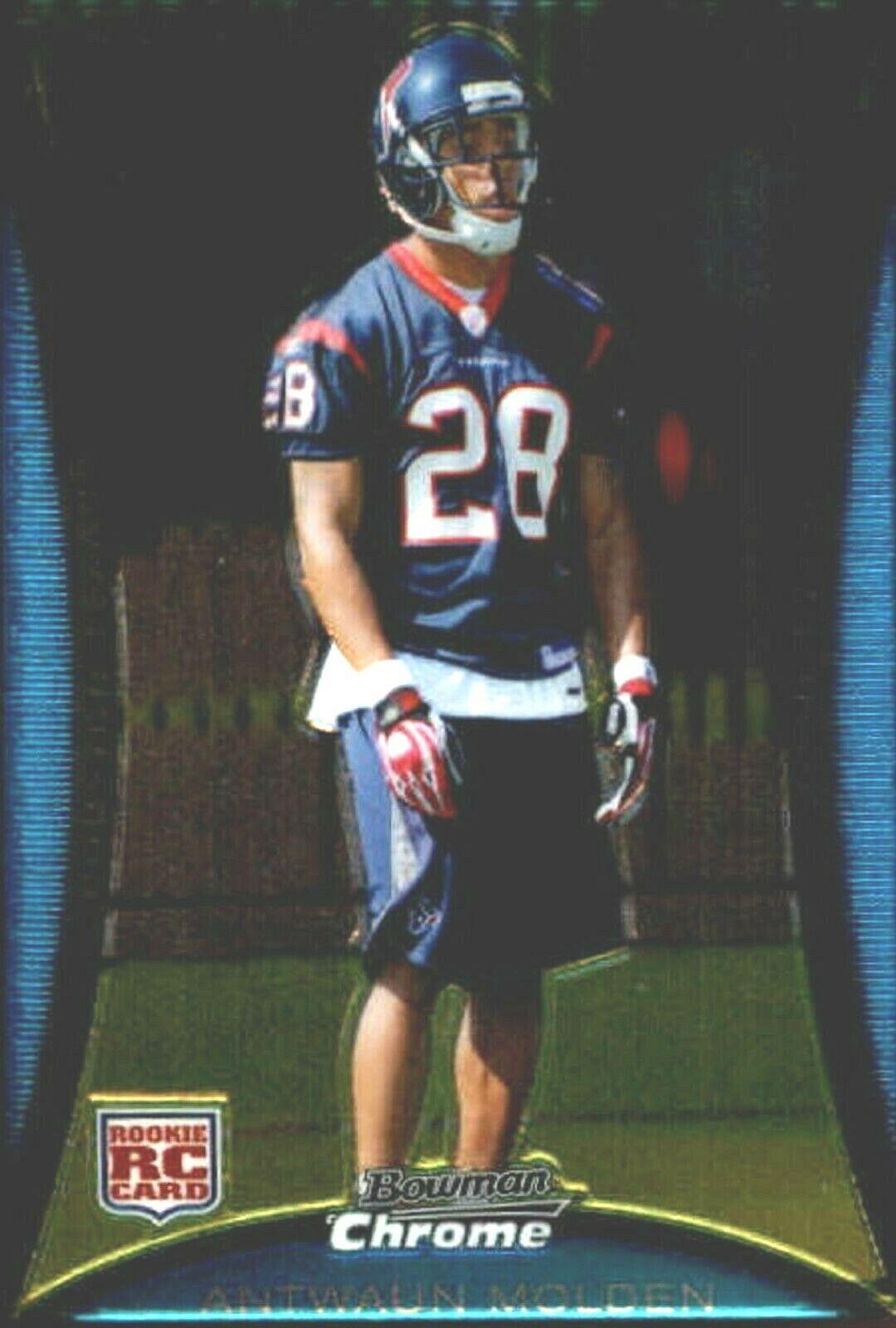 Antwaun Molden #BC10 Football Cards 2008 Bowman Chrome