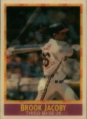 Brook Jacoby #155 Baseball Cards 1990 Sportflics Prices