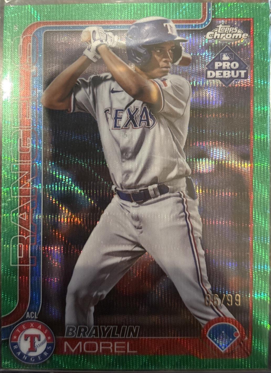 Braylin Morel [Green Refractor] #PDC-132