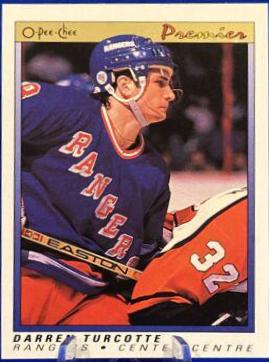 Darren Turcotte #123 1990 O Pee Chee Premier Hockey