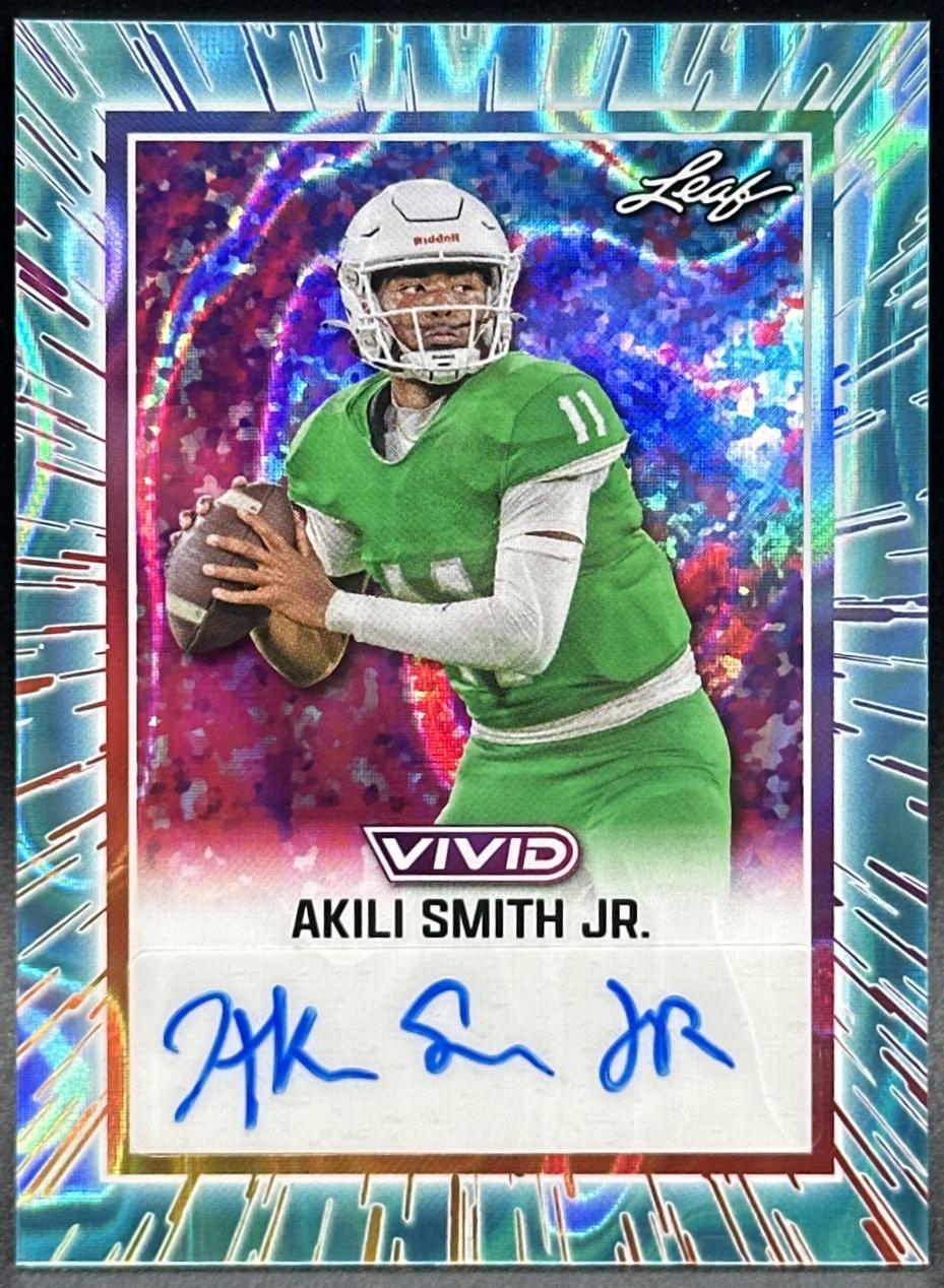 Akili Smith Jr. #BA-ASJ 2025 Leaf Vivid Football Autographs
