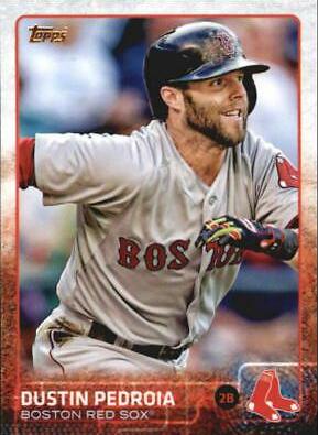 Dustin Pedroia #75 Baseball Cards 2015 Topps Limited