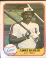 Andre Dawson #145 Baseball Cards 1981 Fleer Prices
