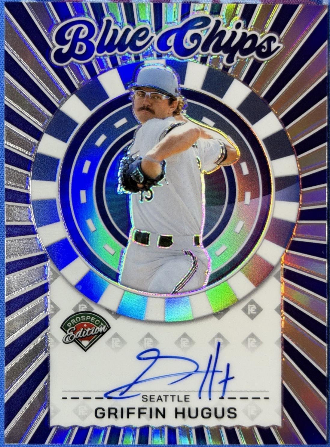 Griffin Hugus #BCS-GH 2025 Panini Prospect Edition Blue Chips Signature Baseball