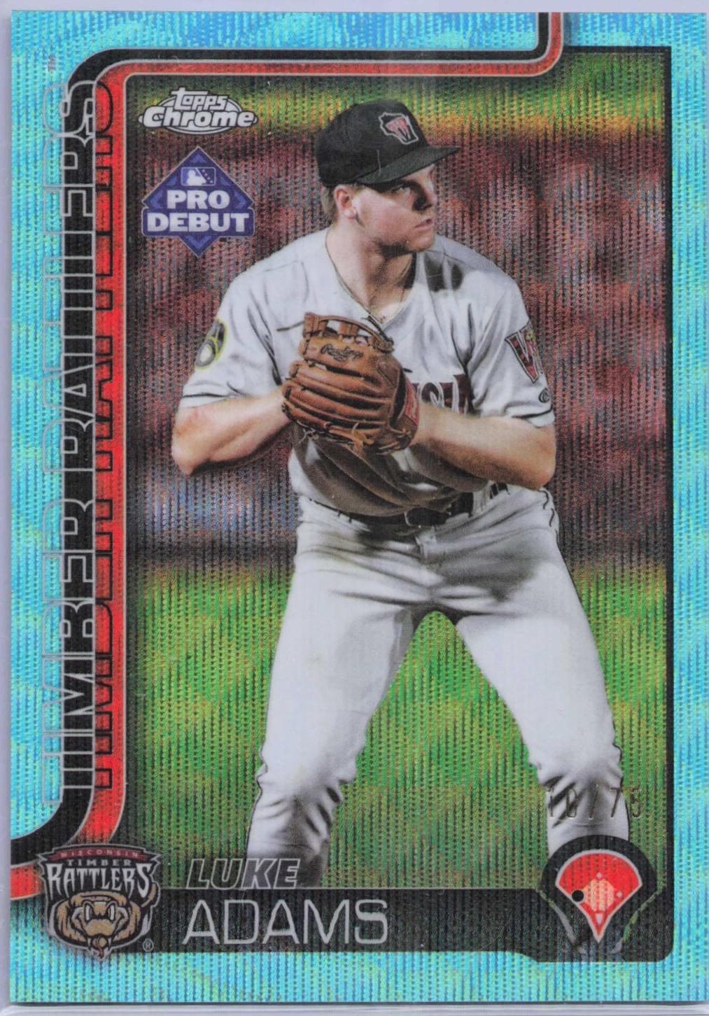 Luke Adams [Aqua Wave Refractor] #PDC-69