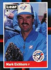 Mark Eichhorn #74 Baseball Cards 1988 Leaf Prices
