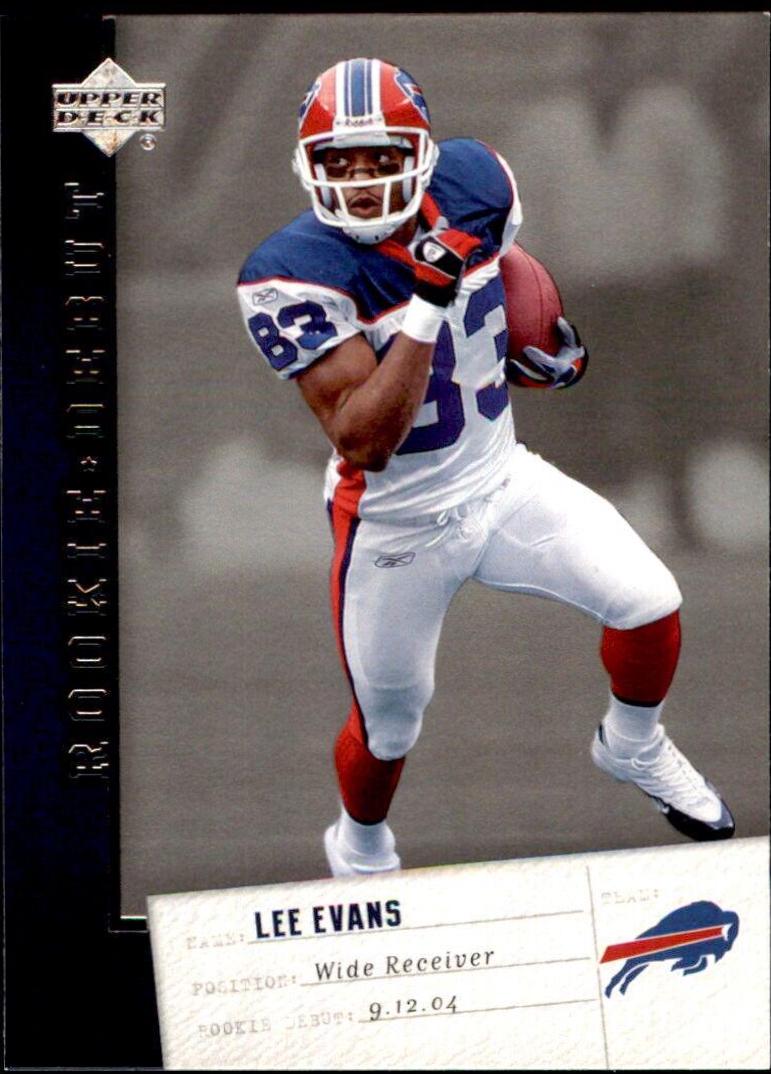 Lee Evans #11 Football Cards 2006 Upper Deck Rookie Debut