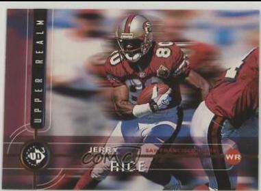 Jerry Rice #80 1998 Upper Deck UD3 Football