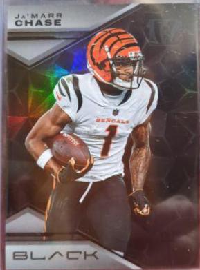 Ja'Marr Chase #22 Football Cards 2023 Panini Black