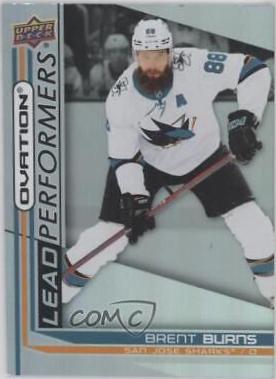 Brent Burns #LP-20 Hockey Cards 2021 Upper Deck Ovation Lead Performers
