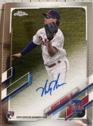 Mickey Moniak #RA-MM 2021 Topps Chrome Baseball Rookie Autographs