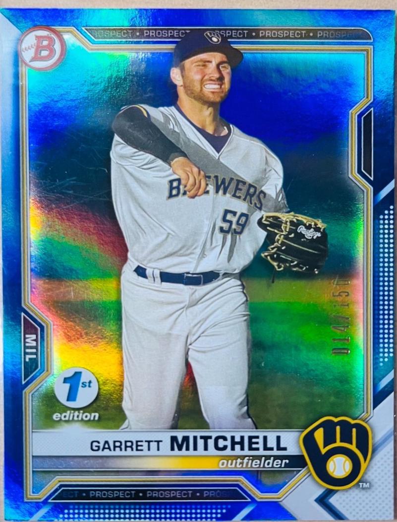 Garrett Mitchell [Blue Foil] #BD-116