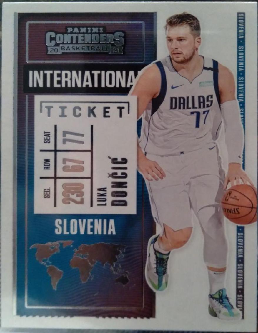Luka Doncic #28 Basketball Cards 2012 Panini Contenders