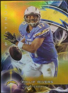 Philip Rivers #25 Football Cards 2015 Topps Platinum