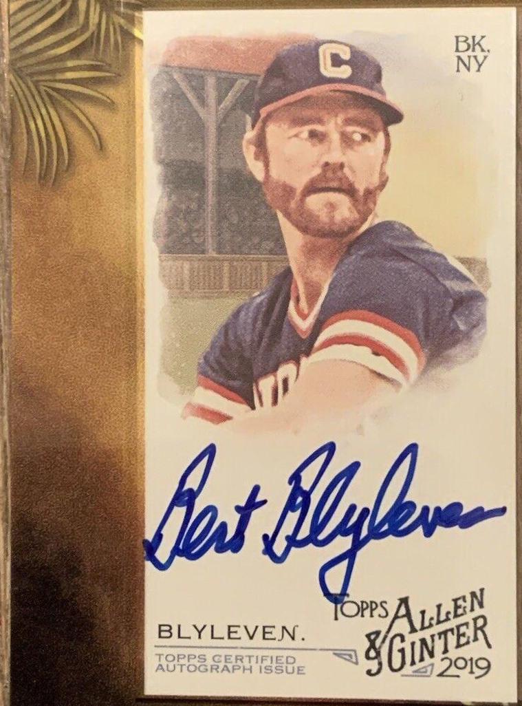 Bert Blyleven #MA-BB Baseball Cards 2019 Topps Allen & Ginter Framed Mini Baseball Autographs