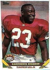 Garrison Hearst #385 Football Cards 1993 Topps